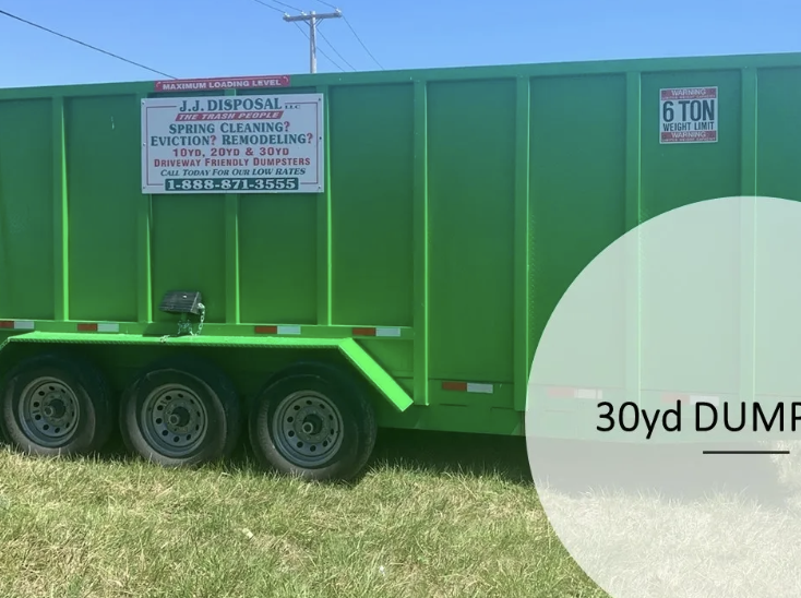 30 YARD - $550.00 roll-off dumpster